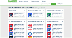 Desktop Screenshot of fanchants.com